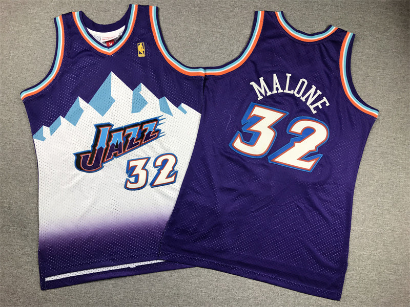 #32 MALONE - UTAH BASKETBALL - THROWBACK - STYLE 1