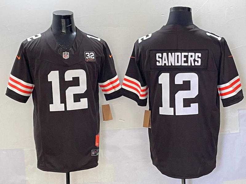 #12 SANDERS - CLEVELAND FOOTBALL - STYLE 1