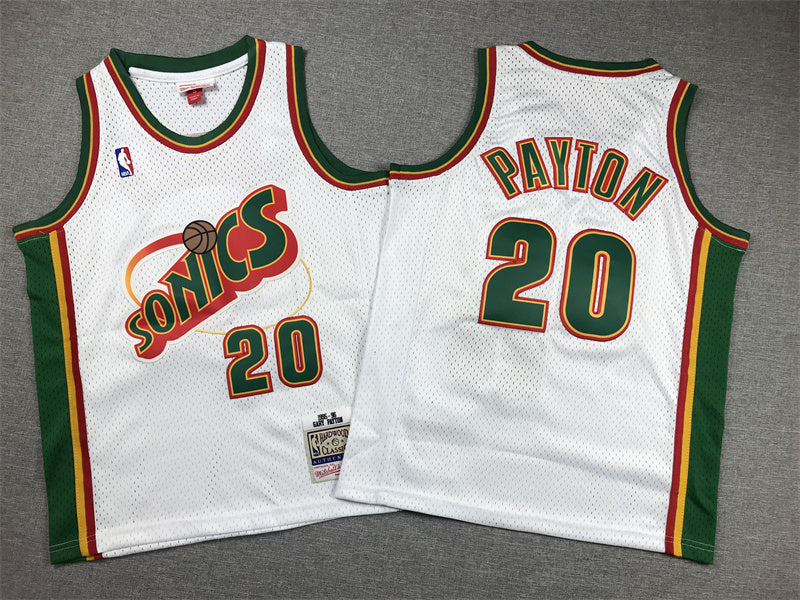 #20 PAYTON - SEATTLE BASKETBALL - THROWBACK - STYLE 2