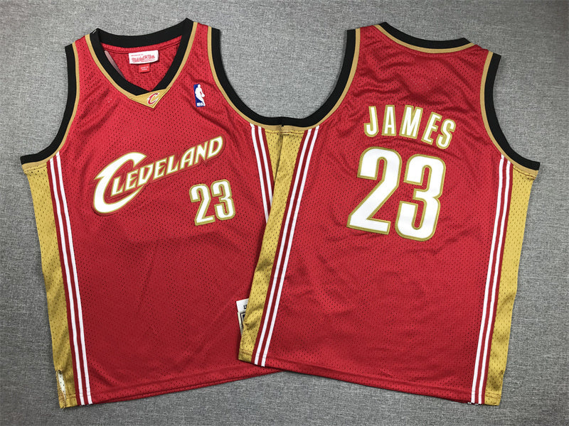 #23 JAMES - CLEVELAND BASKETBALL - THROWBACK - STYLE 1