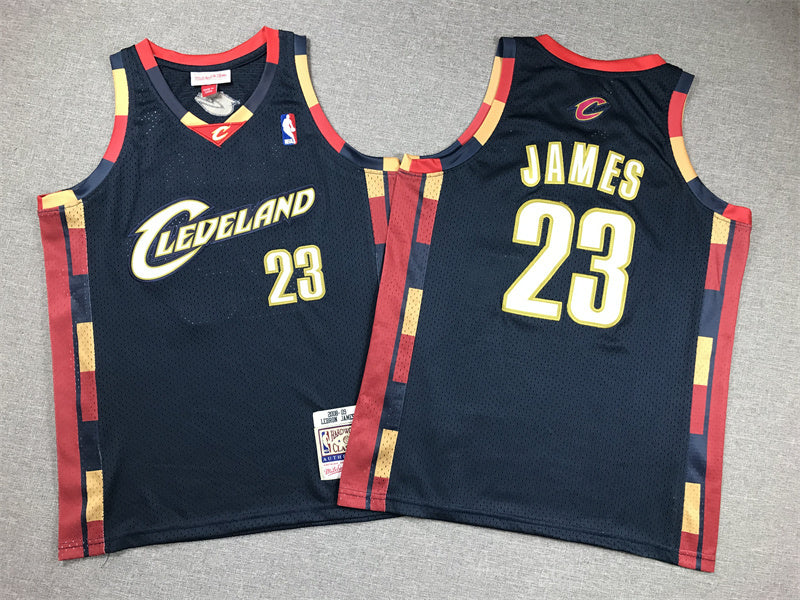 #23 JAMES - CLEVELAND BASKETBALL - THROWBACK - STYLE 3