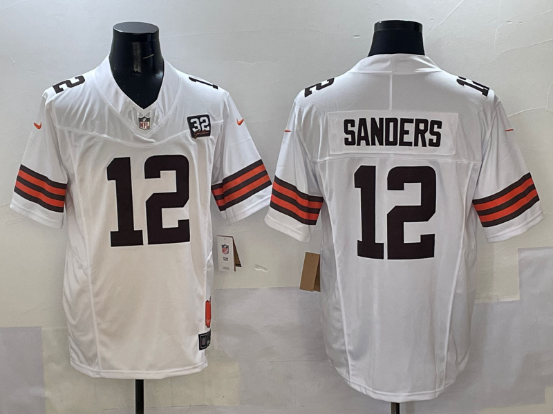 #12 SANDERS - CLEVELAND FOOTBALL - STYLE 2